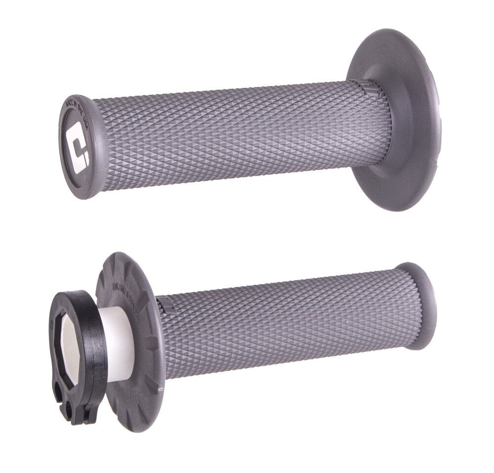 ODI No Waffle Lock On Grips - Graphite